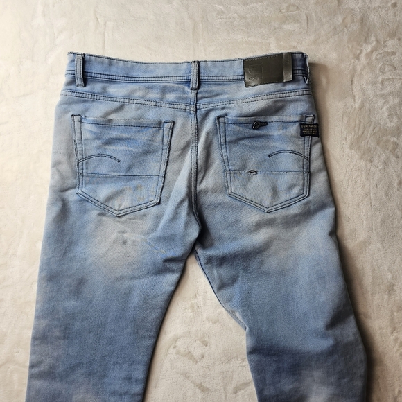 G-Star Raw Denim Jeans Light Wash Revend Super Slim Size 34 Men’s - Picture 14 of 16